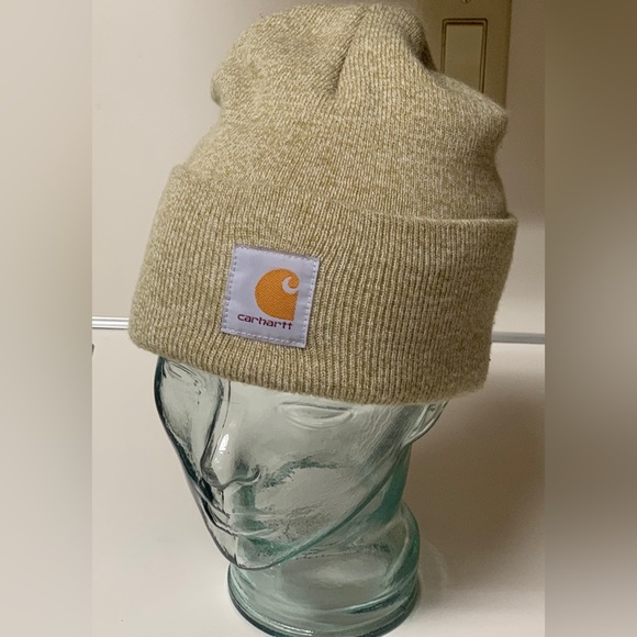 Adult Unisex One Size Guacamole Heather CARHARTT Watch Cap Cuffed Beanie Hat - Picture 8 of 12